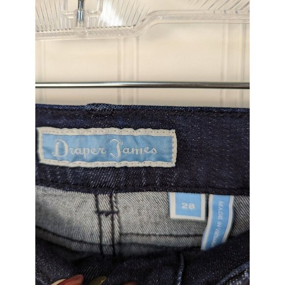 Draper James Women's Dark Wash High Waisted Denim Flare Jeans Size 28‎ - Picture 4 of 11